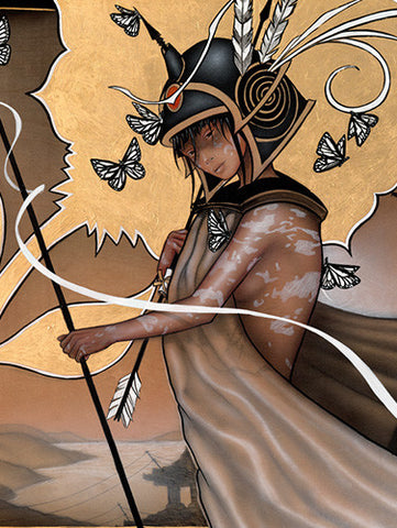 Vitiligo Soul by Hans Haveron 13.5" X 24"