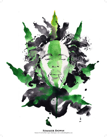 Simmer Down POSTER by Blue Logan (Unsigned)