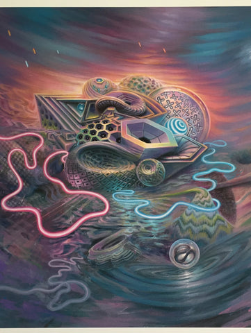 Topographic Dawn Two By Mars-1