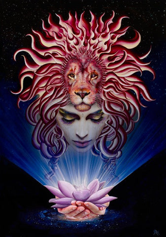 Lion in the Lotus by Radhika Hersey