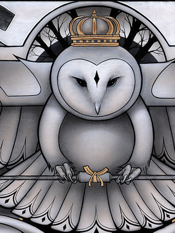 Owl Of Diamonds by Hans Haveron