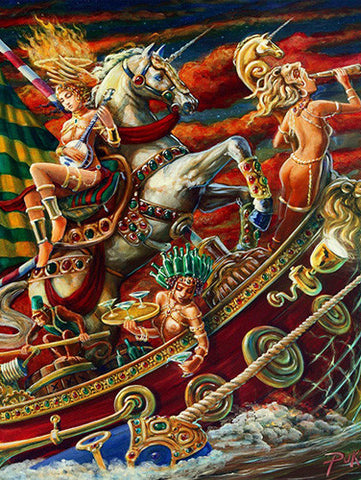 Party Boat To Atlantis By Michael Pukac